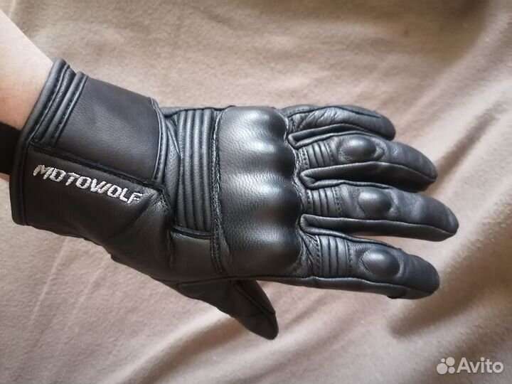 Продам кожаные мото перчатки