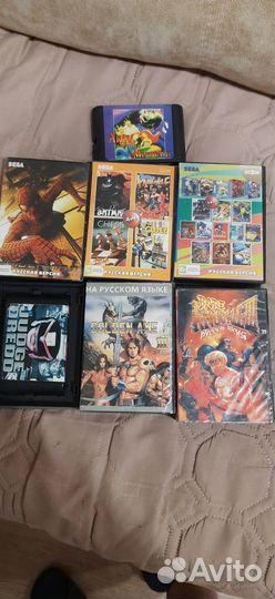 Картриджи для sega mega drive 2