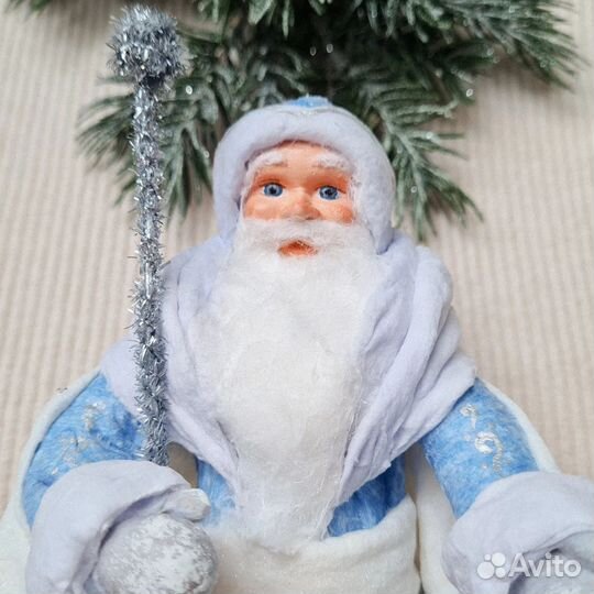 Дед мороз и снегурочка из ваты