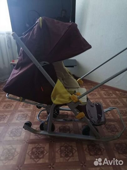 Детские санки коляска