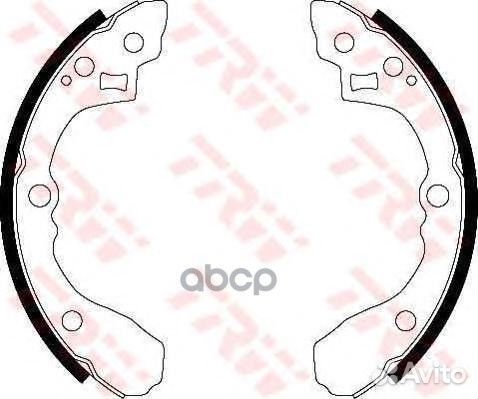 Колодки барабанные KIO RIO 00 к-т GS8439 TRW