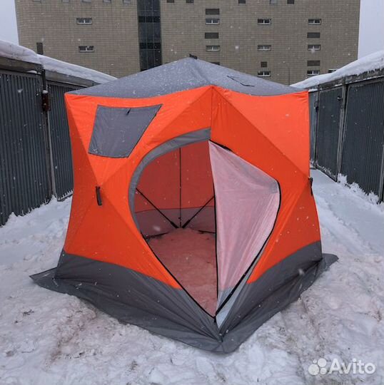 Зимняя палатка куб трехслойная