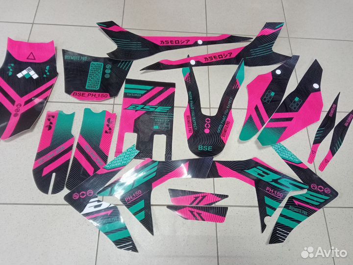 Графика на питбайк BSE PH10