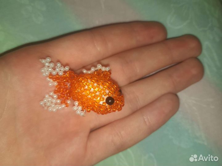 Рыбка из бисера