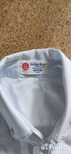 Белая рубашка для мальчика 146