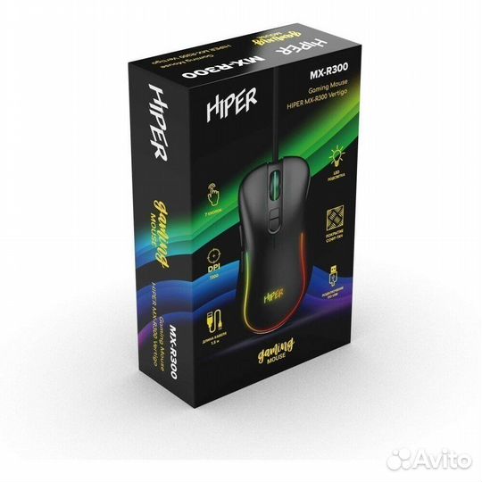 Игровая мышь HipeR с подсветкой