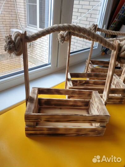 Ящики деревянные подарочные