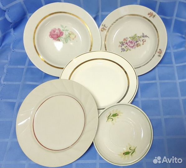 Тарелка Фарфор Конаково Туймазы Вербилки Пролетари