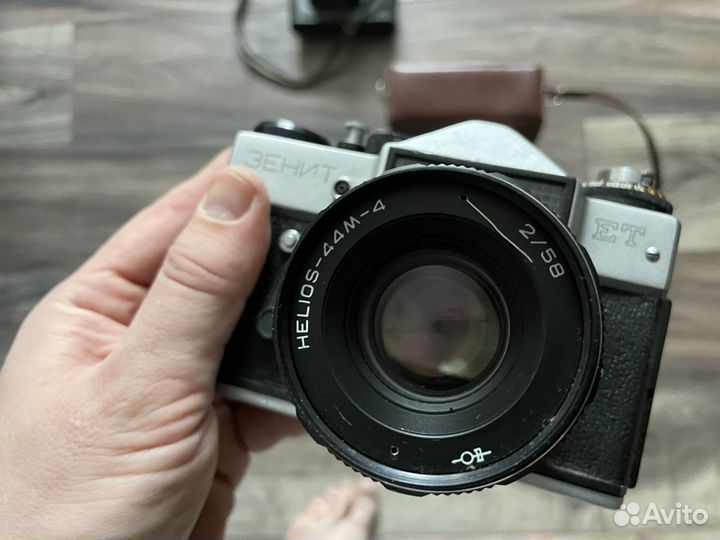 Фотоаппарат зенит ет, вспышка чайка