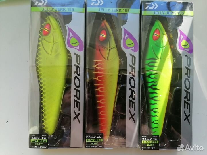 Джерки Daiwa Prorex Lazy Jerk и Jelly Jerk