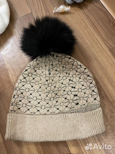 Шапка и шарф женский