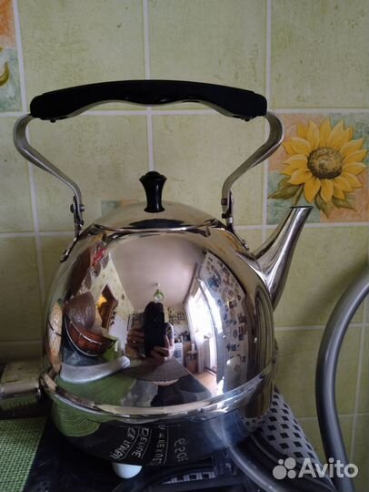 Чайник СССР винтаж Красный Выборжец