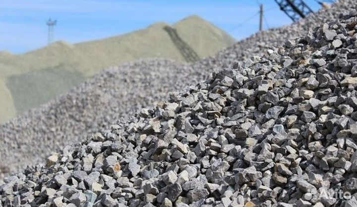 Щебень, песок, отсев