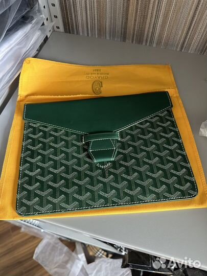 Папка Goyard зеленая