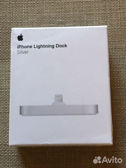 Док-станция Apple iPhone Lightning Dock Silver