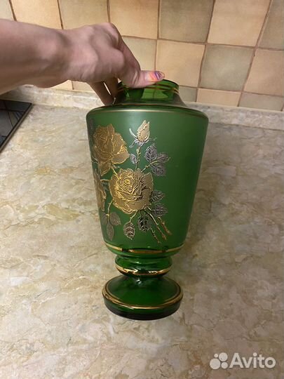 Ваза для цветов муранское стекло