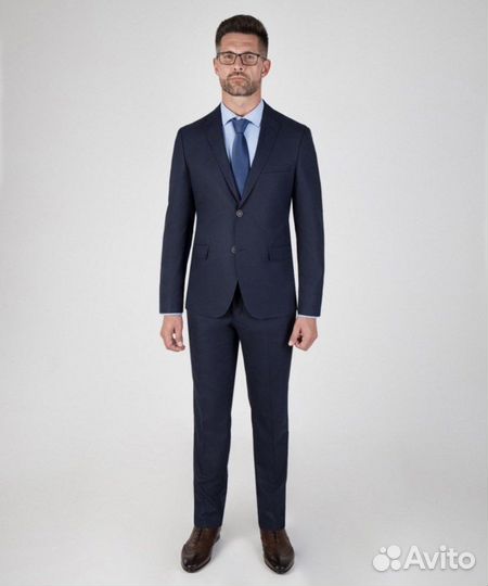 Мужской костюм T.Berger двойка + рубашка Henderson