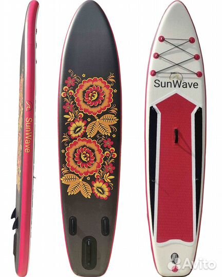 Сапборд SunWave Хохлома двухслойный 11,6