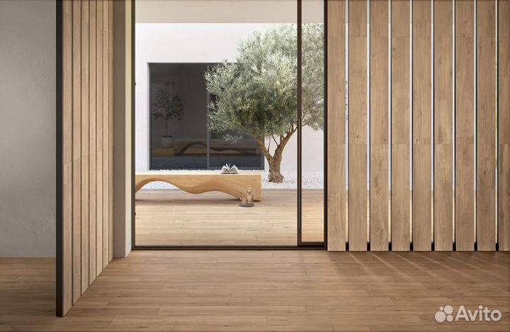 Плитка Cocoon 20X120 напольная, настенная, универсальная - под дерево, Италия