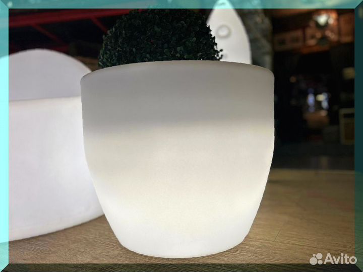 Кашпо с подсветкой