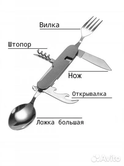 Походный набор столовых приборов