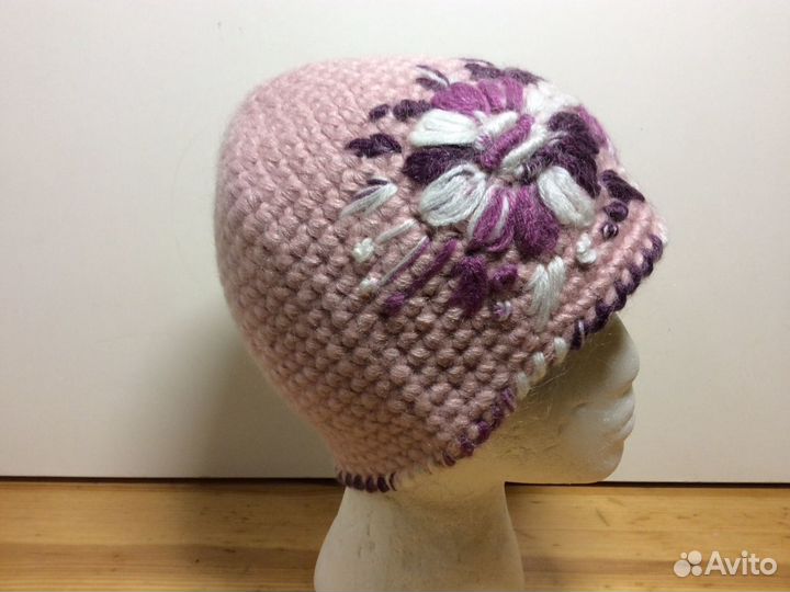 Шапочка ручной работы, размер 53-56, арт 217
