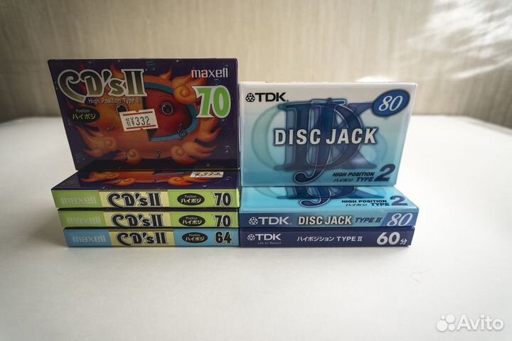 Аудиокассеты новые запечатанные TDK sony maxell
