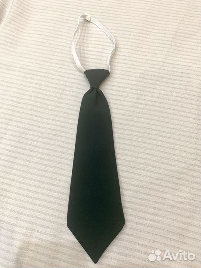 Галстук школьный зеленый