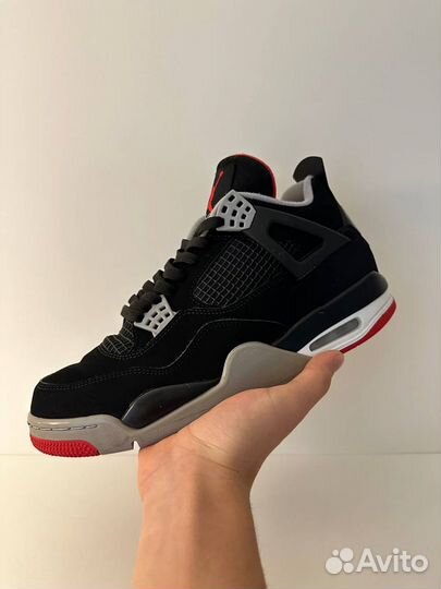 Nike Air Jordan 4 Retro Bred Black Cement 2019