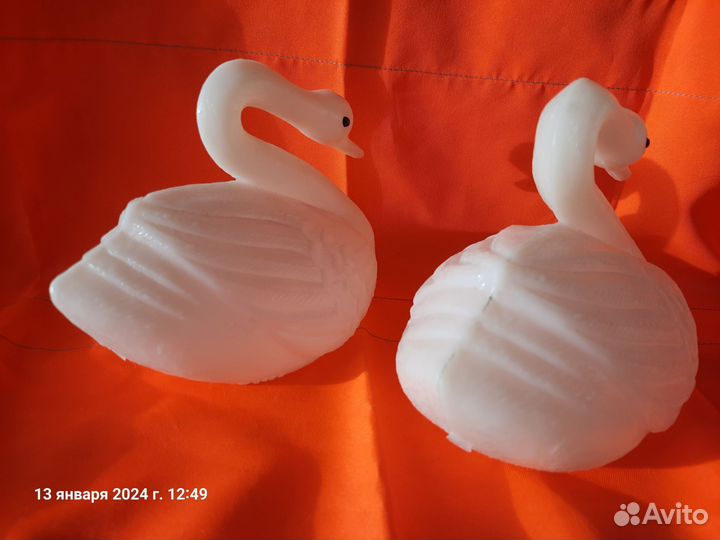 Игрушка Лебедь, дутыш, пластик, пластмасса