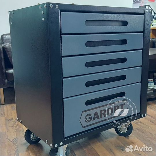 Garopt тележка 5 ящиков (с замком)
