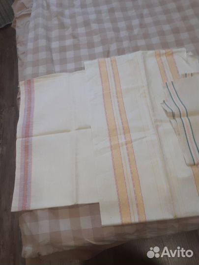 Ткань льняная, полотенечная СССР