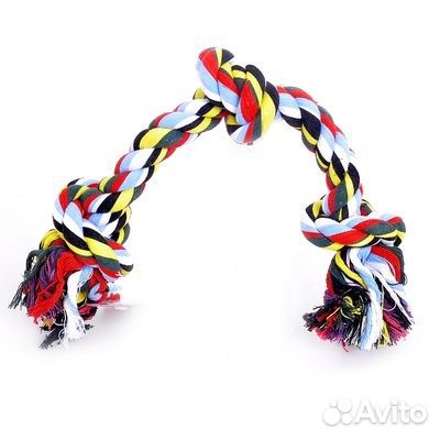 Papillon Игрушка для собак Веревка с 3 узлами хлоп