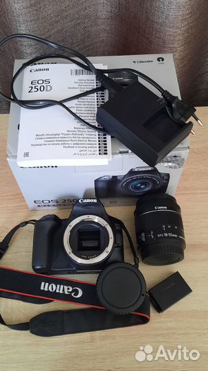 Фотоаппарат зеркальный Canon EOS 250D EF-S 18-55 I