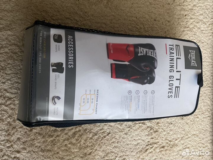 Everlast elite.Перчатки боксерские