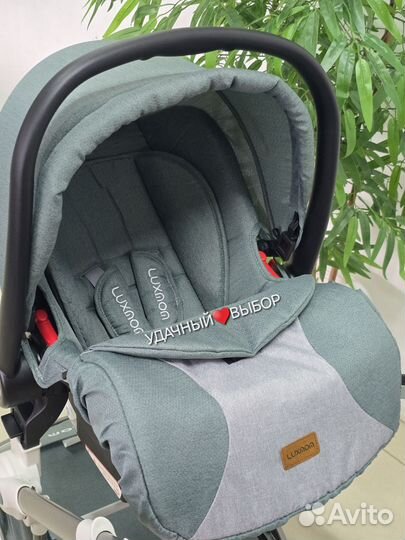 Новая автолюлька Luxmom 518 (с адаптерами)