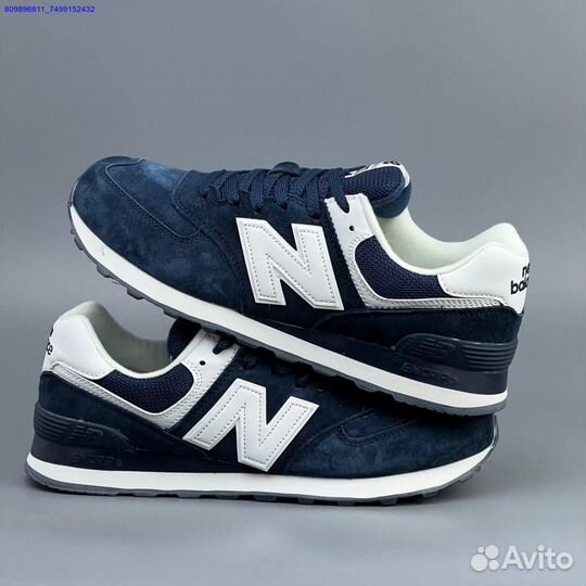 Кроссовки New Balance 574 Blue (Арт.29464)