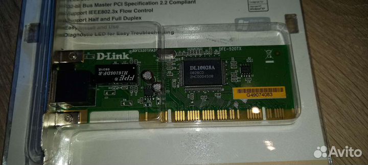 Новая сетевая карта D-Link dfe-520tx