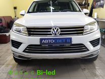 Фары с Bi-led линзами в Volkswagen Touareg FL