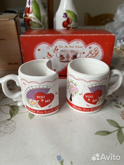 Набор чашек новый
