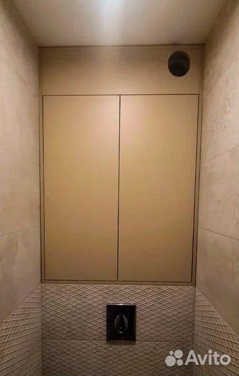 Шкаф над инсталляцией, сантехлюк