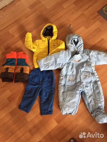 Вещи пакетом на мальчика 6-9-12 мес