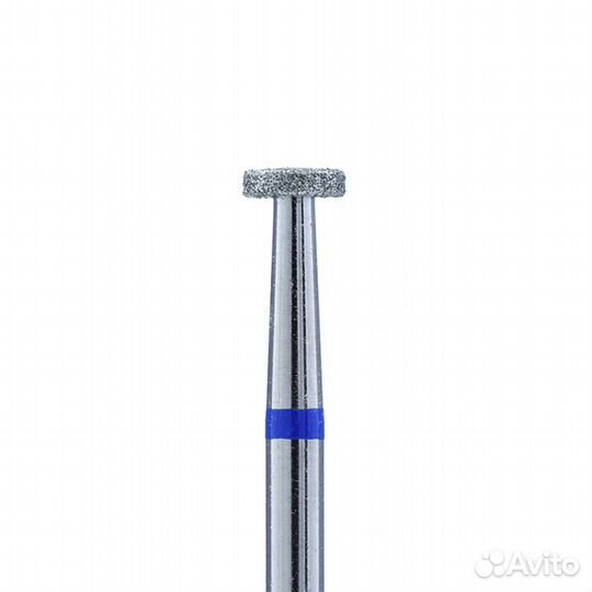 Бор - насадка алмазная 41, d4mm., линза (синяя пол