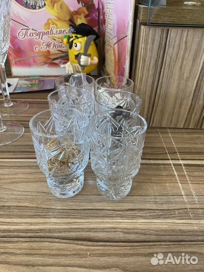 Хрустальные бокалы СССР