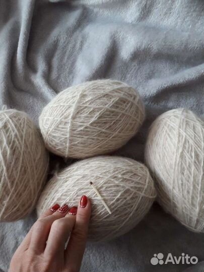 Собачья шерсть,пряжа