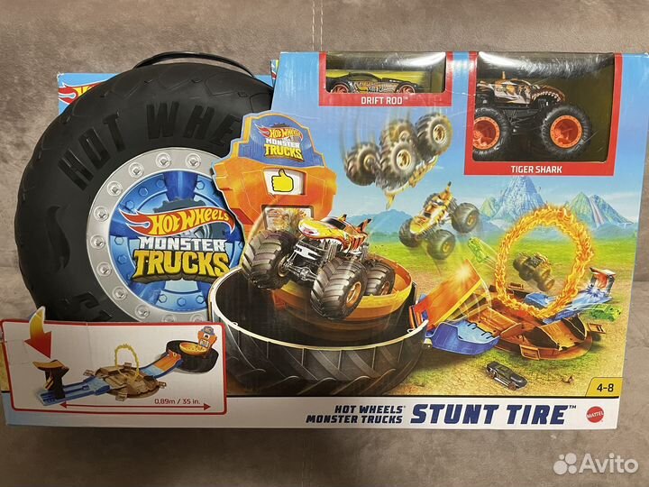 Hot Wheels Автотрек Трюковая Арена GVK48