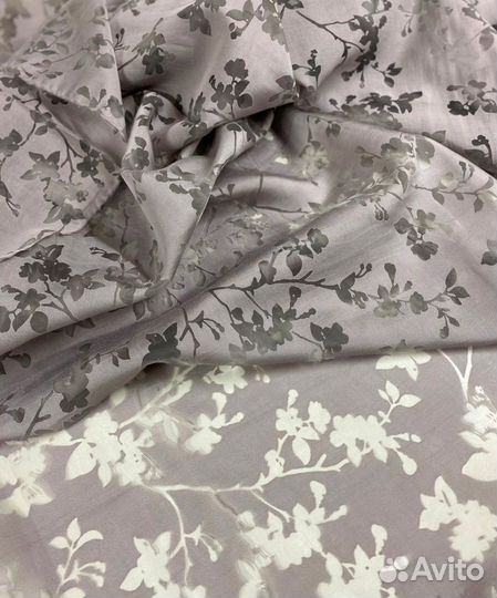 Легкая вуаль с прозрачным рисунком