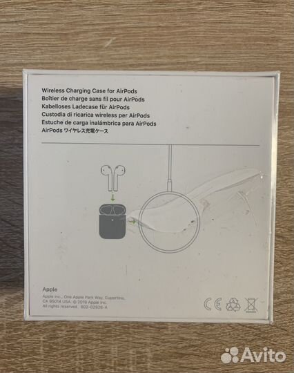 Оригинал Wireless Charging Case For AirPods