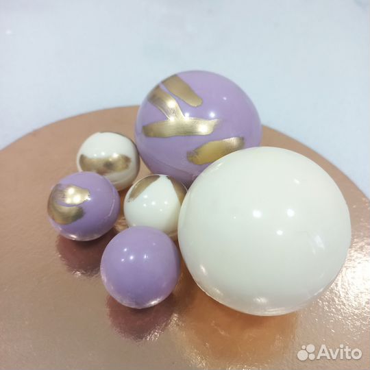 Фигурки на торт.Шары из глазури.Наборы из шоколада