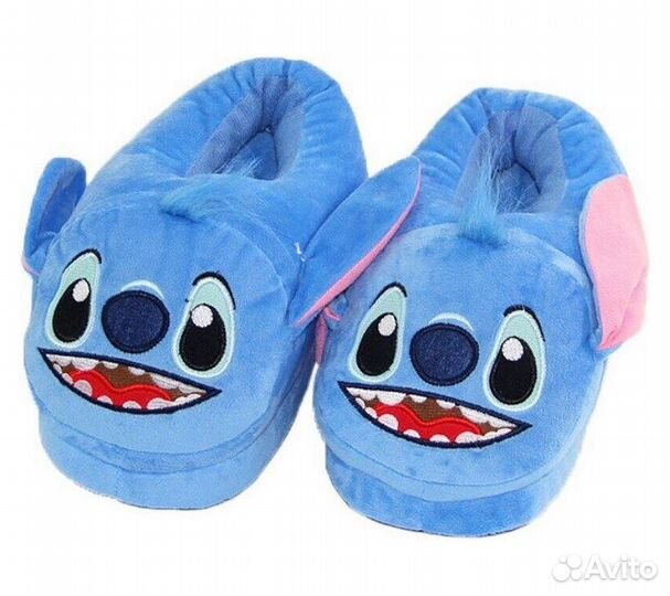 Тапочки Funfur Ститч Голубой